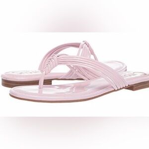 Circus by SAM EDELMAN Pink Braided Thong Flats Sandals Flip Flops Shoes Size 10